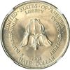 Image 2 : 1938 New Rochelle Commemorative Half Dollar. NGC MS 63. Frosty white
