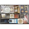 Image 1 : A “Surprise” Box Lot of Medals, Tokens, Pins and More.