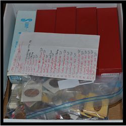 Huge Box Lot of Elongated Coins.