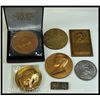 Image 2 : Large Grouping of Mostly Modern Large Bronze Medals