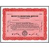 Image 1 : Moody's Investors Service, ND (ca.1920's), Specimen Stock Certificate.