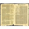 Image 1 : Missouri Gazette, Tuesday, July 26, 1808, St. Louis, Louisiana, Volume 1, No.3.