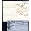 Image 1 : California Express and Exchange office of Wells, Fargo & Co. 1856 Gold Rush Era First of Exchange an