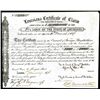 Image 1 : Louisiana Certificate of Claim, 1876 Bond.