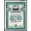 Image 1 : City of Calgary, 1908 Specimen 4 1/2%  Bond.