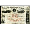 Image 1 : Ridgeway Farm & Land Co. 1856 Issued Stock Certificate.