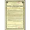 Image 1 : New Orleans and Western Railroad Co., 1895 Specimen Temporary Bond.