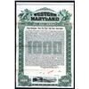 Image 1 : Western Maryland Railroad Co., 1902, $1000 Specimen Bond.