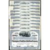 Image 1 : Christopher & Tenth Street Railroad Certificates, Lot of Ten