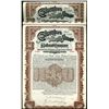 Image 1 : Columbus & Ninth Avenue Railroad Bond Pair.