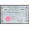 Image 1 : Lake Ontario, Auburn and New York Railroad Company Stock Certificate- Subscription Agreement