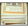 Image 1 : Large Lot of Mostly Modern Stock Certificates with a Few Surprises.