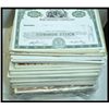 Image 1 : Large Lot of Railroad and Other Stock Certificates.