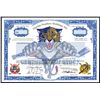 Image 1 : Florida Panthers Holdings, Inc., 1996 Specimen Stock Certificate.