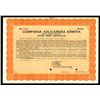 Image 1 : Compania Azucarera Ermita 1923 Specimen Voting Trust Certificate.