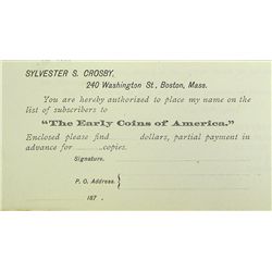 Crosby Ephemera