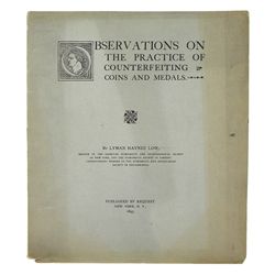 Lyman Low on Counterfeiting