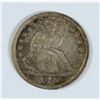 Image 1 : 1840 SEATED DIME, NO DRAPERY, ABOUT XF