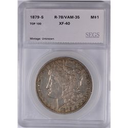 1879-S MORGAN DOLLAR SEGS XF-40 (VAM-35)