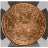 Image 3 : 1895 $5 LIBERTY GOLD NGC MS65 GEM VERY RARE!