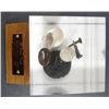 Image 2 : SSNY SHIPWRECK COINS AND ARTIFACTS IN SOLID LUCITE DISPLAY W/COA & STAND