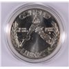 Image 1 : 1988 OLYMPIC BU SILVER DOLLAR COMMEMORATIVE