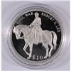Image 1 : 2000 LIBERIA $10 SILVER ROBERT E LEE