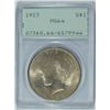 Image 1 : 1923 PEACE DOLLAR PCGS MS 64 "RATTLER"