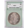 Image 1 : 1921-D MORGAN SILVER DOLLAR, NTC MS-67, 67 BID IS $32,500.00, 66 IS $1000.00