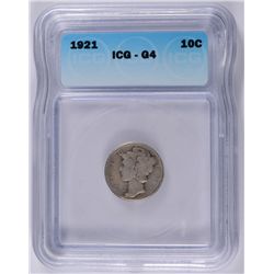 1921 MERCURY DIME ICG GOOD-4