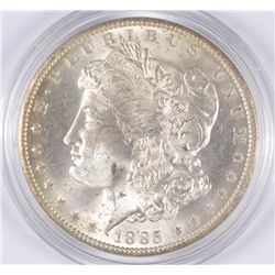 1885-O MORGAN SILVER DOLLAR, MS-64 WHITE