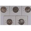 Image 2 : 5 STANDING LIBERTY QUARTERS - 1927 XF, 2- 1928 VG-F, 1929 F/VF, 1930 XF