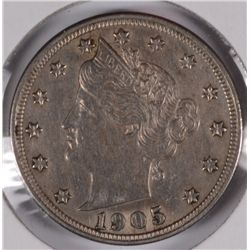 1905 LIBERTY NICKEL AU