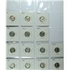 Image 3 : LOT OF 34 DIMES: SILVER DIMES 12 MERCURY & 22 ROOSEVELT DIMES $3.40 FACE VALUE