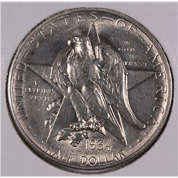 1934 TEXAS COMMEMORATIVE HALF DOLLAR AU