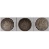 Image 1 : 3 CIRCULATED MORGAN DOLLARS 1879, 1890-O, 1901-O