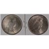 Image 2 : 1924 & 1922 PEACE DOLLARS AU/BU