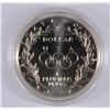 Image 2 : 1988 OLYMPIC BU SILVER DOLLAR COMMEMORATIVE
