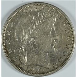 1900-O BARBER HALF DOLLAR VF/XF