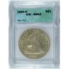 Image 1 : 1860-O SEATED DOLLAR ICG MS-62 (OBV PL !!!)