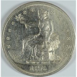 1876-S TRADE DOLLAR CH AU