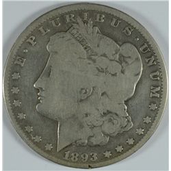 1893-O MORGAN DOLLAR G/VG