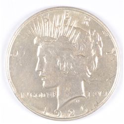1926-D PEACE DOLLAR, AU/BU