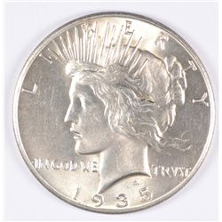 1935 PEACE DOLLAR, MS-64
