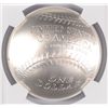Image 4 : 2014 BASEBALL HALL OF FAME SILVER DOLLAR, NGC MS-70!  WOW!!