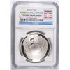 Image 1 : 2014 BASEBALL HALL OF FAME SILVER DOLLAR, NGC PROOF-70 ULTRA CAMEO  BEAUTIFUL!