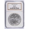 Image 1 : 1993 AMERICAN SILVER EAGLE, NGC MS-69