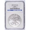 Image 1 : 2009 AMERICAN SILVER EAGLE, NGC MS-69  EARLY RELEASES