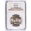 Image 1 : 1954 FRANKLIN HALF DOLLAR, NGC MS-65 FBL