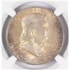 Image 2 : 1955 FRANKLIN HALF DOLLAR, NGC MS-65 FBL  BEAUTIFUL COLORS!